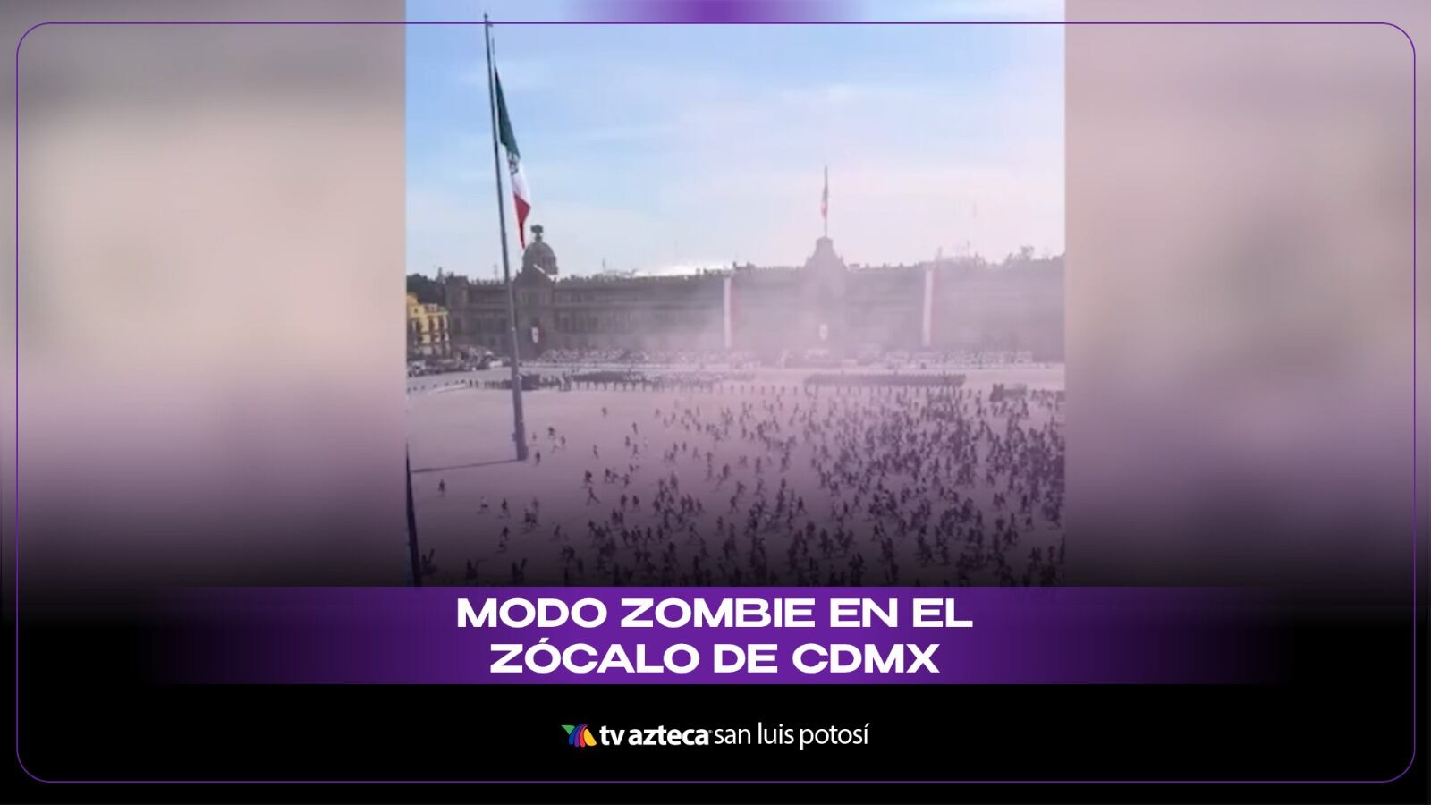¿Locura en el Zócalo? Se activa el “modo zombie” para conseguir lugar en el Desfile del 16 de Septiembre