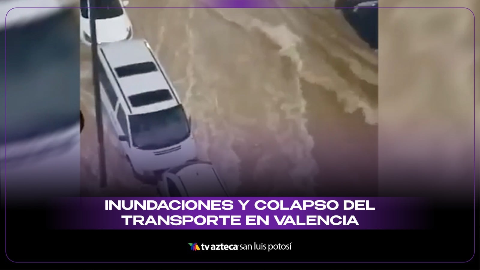 ¿Ríos en lugar de calles? Tormenta torrencial paraliza Valencia y deja atrapados a cientos de conductores
