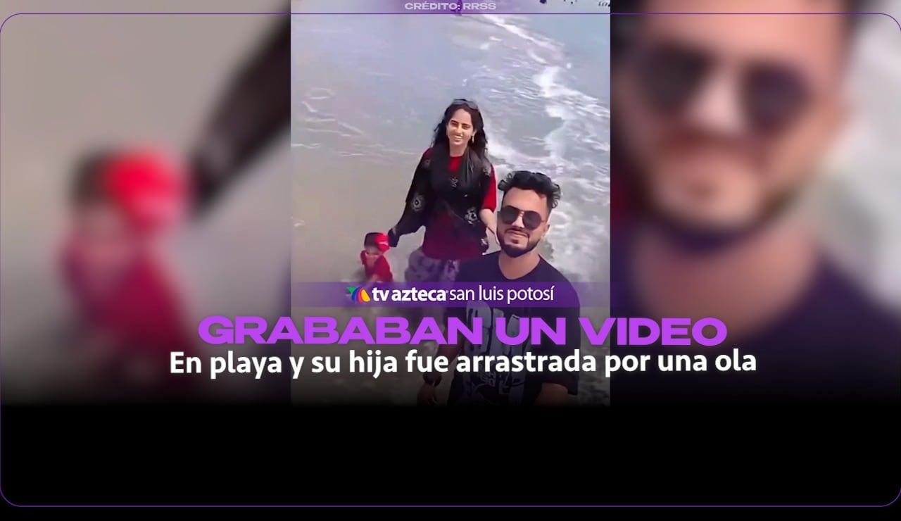 Una grabación familiar en la playa terminó en un momento de TENSIÓN; así fue el instante