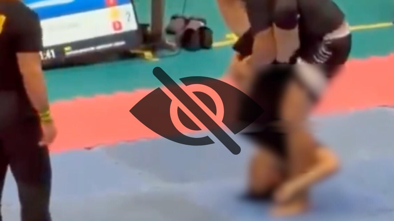 VIDEO: ¡QUEDÓ INMÓVIL! Brutal golpe durante combate de jiu-jitsu termina con luchador en cirugía