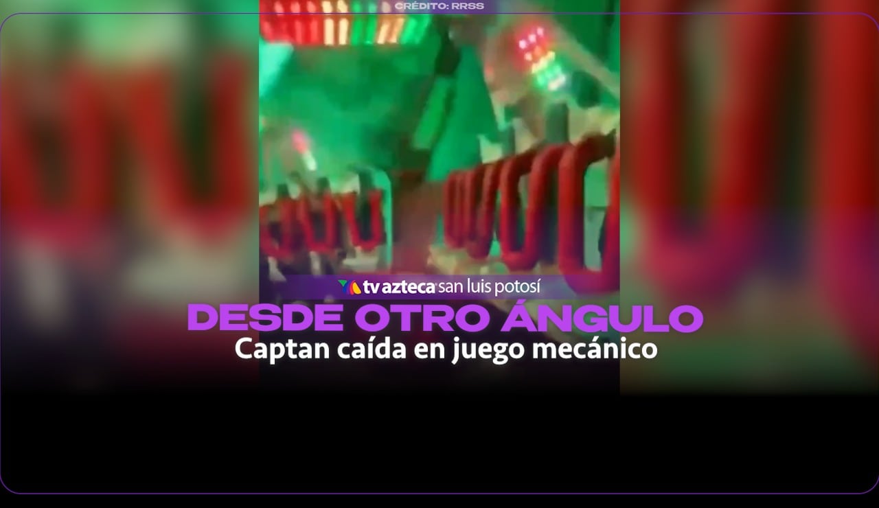 Así fue captado el momento EXACTO en que un joven cayó de un juego mecánico